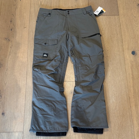 Quiksilver Other - Quiksilver Men's Cargo Ski Pants in Gray